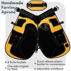 Farrier Apron Leather Blacksmith Chaps Horse Shoeing Hoof Trimming Multi Color