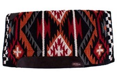 Showman 36″ x 34″ Navajo Design Woven Wool Top Saddle Pad w/ Memory Felt Bottom