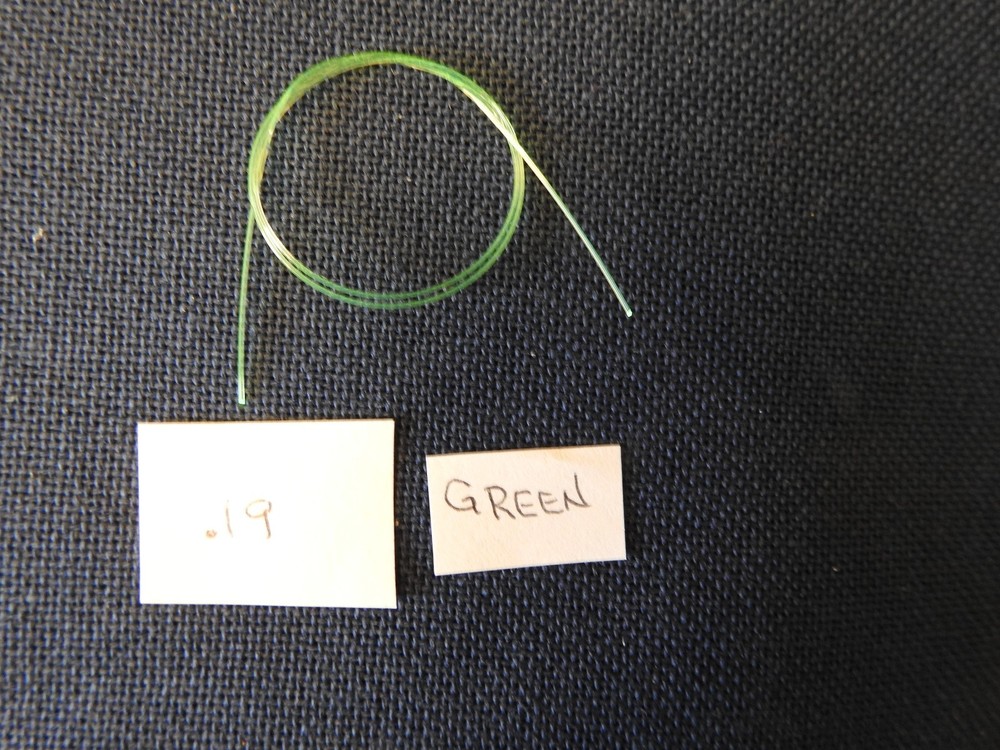 FIBER OPTICS, .019 , GREEN