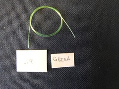 FIBER OPTICS, .019 , GREEN