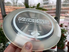 Disc Golf ICE Crystal Nuke SS First Run Proto Discraft (Rare White Stamp) #2519