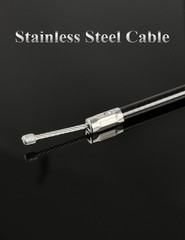 Mini Bike Throttle Cable 50 Inch Stainless Steel Replacement For Pit Dirt Powers