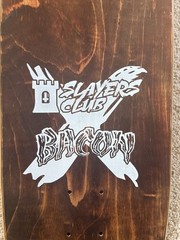 Bacon Skateboards SLAYER’S CLUB Tallboy 2016 see pics