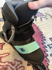 K2 Alexis Pro 80 Women’s Inline Skates Sz 6 in Black/Teal – Excellent Condition