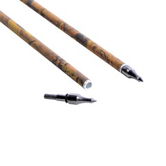 30″ Carbon Arrows SP500 4» Turkey Feather Screw Tips Points Archery Bow Hunting