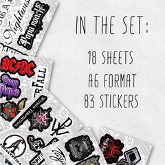 Legendary Rock Band Stickers – Heavy Metal Laptop Decals – Vinyl Band Sticker…