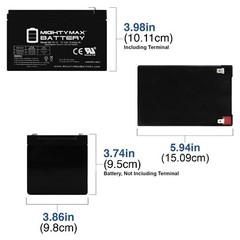 15Ah High Capacity Battery Pack with Wire for Razor SX/MX500/MX650 36V Dirt Bike