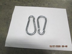 4 Inch Heavy Duty Carabiner Clips, EXTRA LARGE Stainless Steel M 10 2 Pcs