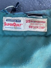 Schneiders SuperQuilt Adjusta-Fit Horse Blanket 60in x 40in Green Padded Stable