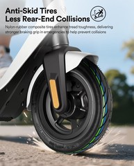 10×2.30-6.5 Highway Vacuum Tire, 10×2.3 Non-slip Tubeless Fit for NIU KQi2 Pr…