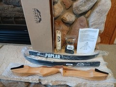 MARTIN ARCHERY 35lb «POPLAR» TAKE DOWN RECURVE BOW «NEVER USED» 66″ W/28″DRAW RH