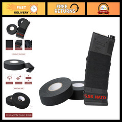 2 Rolls Non-Slip Grip Tape 1″ x 27.34 Yards – Strong Handle Protector for Guns,