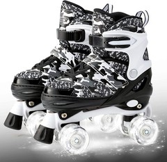 Roller Skates for Girls Womens Boys Ages 8-12 Adjustable Kids Youth Teens Rol…
