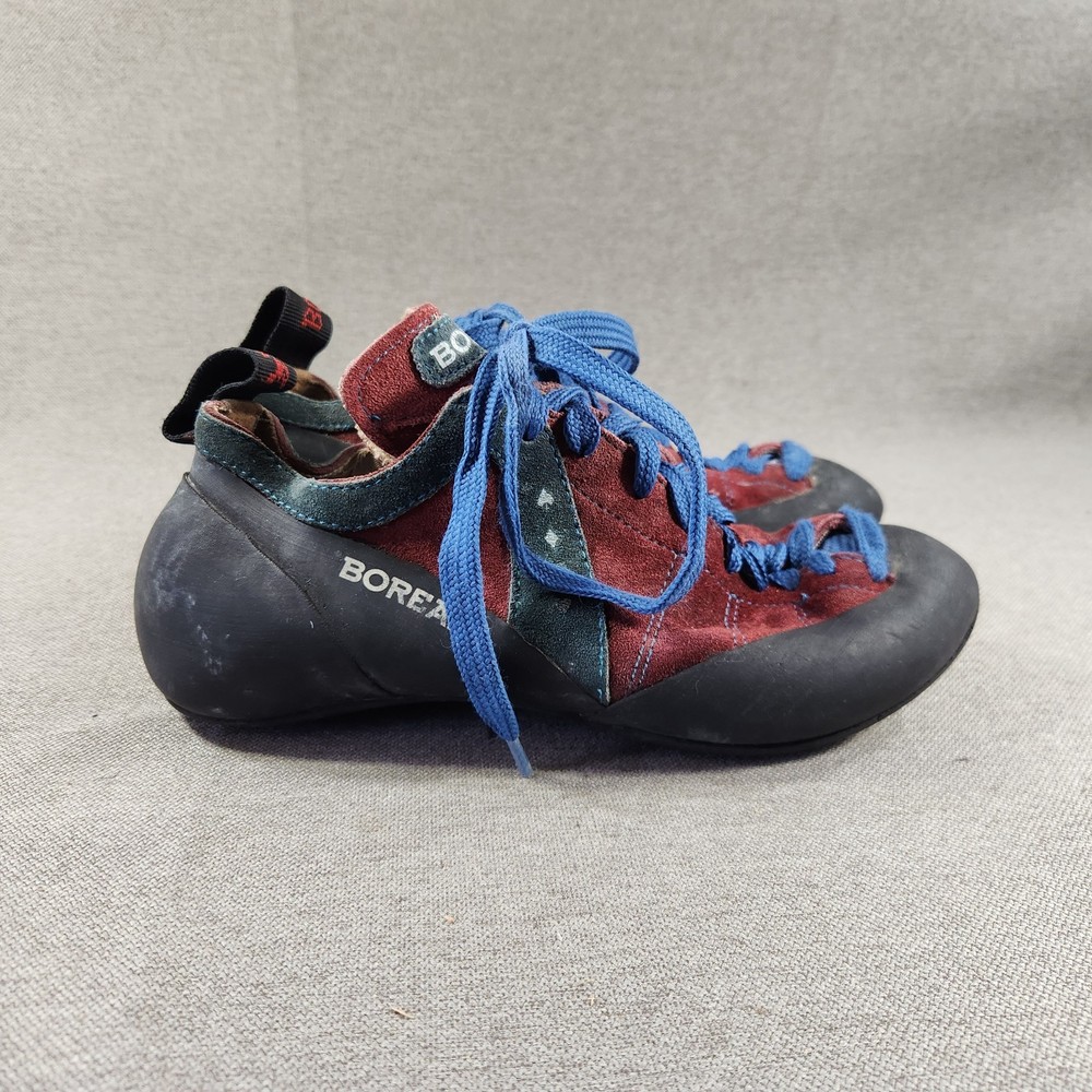 Boreal Fusion S-2 Red Suede Lace Up Mens Size 9 Rock Climbing Shoes