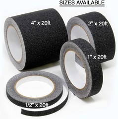 Self-Adhesive Anti-Slip Grip Tape Roll 1in x 20ft for Indoor & Outdoor Use