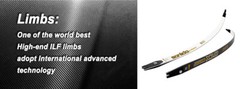 66/68/70″Archery X10 ILF Limbs Carbon Fiber Graphite Recurve Bow Limbs Shooting