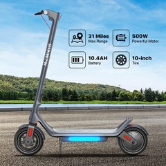 500W Foldable Electric Scooter w/APP&Double Suspension Off Road E-Scooter 45km~