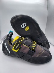 Scarpa Vapor V Climbing Shoe Men’s Size 11.5, EU 45, New In Box, Smoke & Yellow