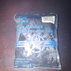 EMG International 6mm Airsoft Training Rounds 0.20G 1000ct Precision Weight Pol…