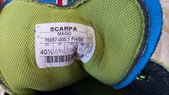 2 Pair of Scarpa Mago Lace Climbing Shoes (Size 40.5EU, 7-2/3M, 8-2/3W)