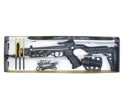 KingsArchery Crossbow Pistol Self-Cocking 80LBS Archery Bow Aluminum Arrow Hunt