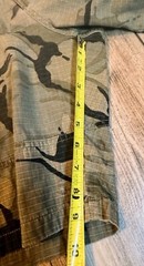 Mens Fort Bragg Shorts By Dye Precision, Olive/Black Camo, RipStop Cotton Sz 28