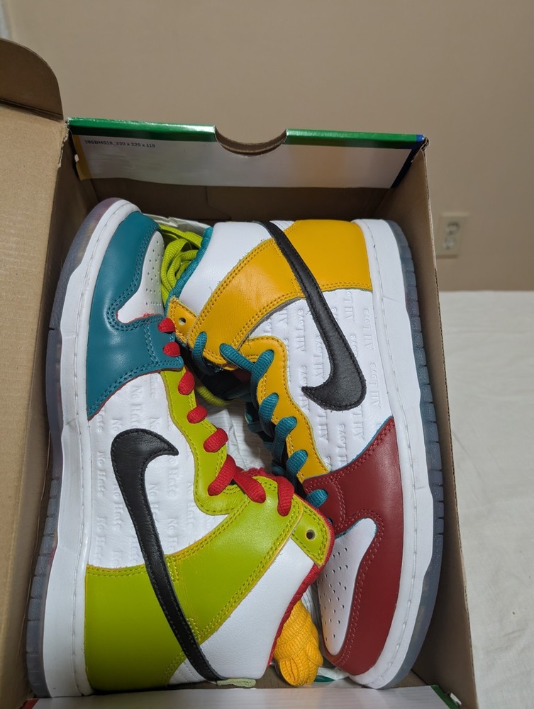 Nike SB Dunk Pro QS Multi-Color Skateboarding Shoes US 9.5 Medium (D,M)