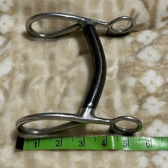 Short Shank 5” Coronet Curved Mouth Sweet Iron Tear Drop Curb Horse Bit