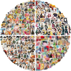 Anime Stickers Mixed Pack,300Pcs Mixed with Classic Anime Theme Sticker Pack,Vin