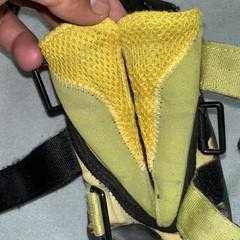 Evolv Helix Rock Climbing Leather Shoes Mens US 10.5 EU 44 Neon Yellow Mountain