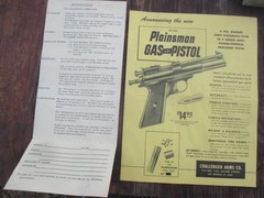 Excellent Hard to Find Challenger Arms PLAINSMAN CO2 Gas Pistol in Box w/ Papers