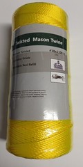 Erin Rope TSTY1100 #18×1100′ Yellow Premium Twisted Nylon Twine (Mason Line)