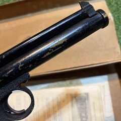 Vtg. 1950’s Crossman Model 116 .22 Pellet Bulk Fill Co2 Air Target Pistol Marble
