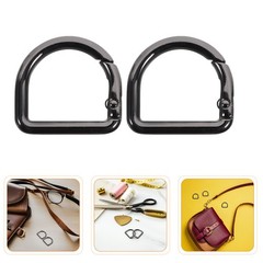 20 Pcs Metal D Spring Snap Clip For Handbag Strap Zinc Alloy Buckle