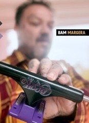 Slappy x Bam Margera Trucks ST1 Classic Hollow Light Black Purple 8.0 *SET OF 2*