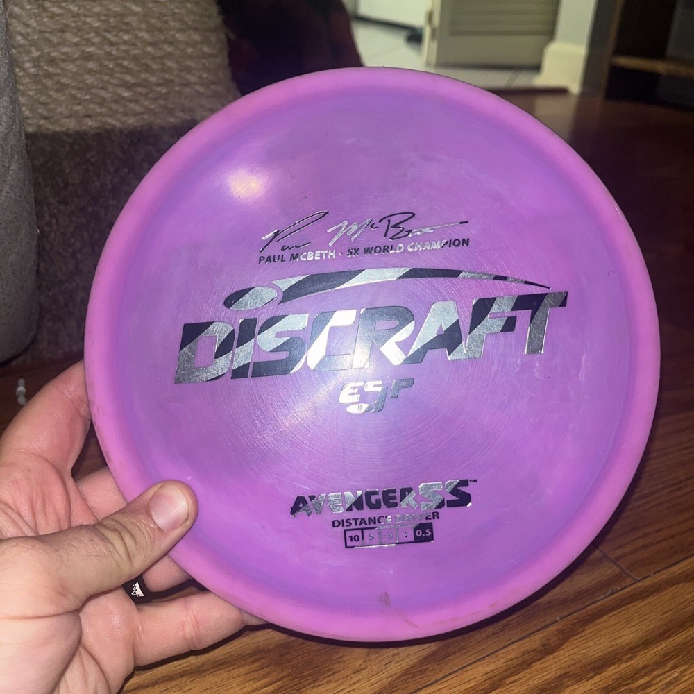 DISCRAFT 5x Paul McBeth Swirly ESP Plastic AVENGER SS 173g