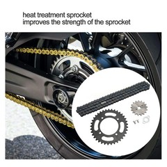 Universal 420 Chain Sprocket Kit 420 155mm 37T Front normal, popular