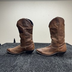 Dingo Women’s Brown Leather Western Cowboy Boots – Women US Size 9 Brown Leather