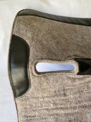 NEW Top Quality Contoured Wool Felt Saddle PAD~Cutout Wither Relief~Wear Leather