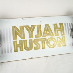 Element Nyjah Huston White Gold Pro Model Skateboard Complete 31″ x 7.75″
