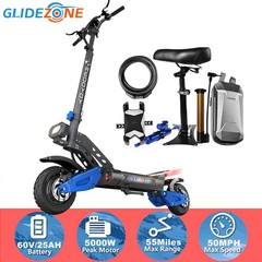 APP NFC 5000W Adults Electric Scooter 50MPH 55Miles + Seat/Steering Damper Parts