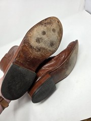 Lucchese Handmade Brown Leather Western Cowboy Boots Men’s US 10 L5379