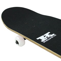 Krown Rookie Skateboard Complete Black/Blue Checker 7.75″