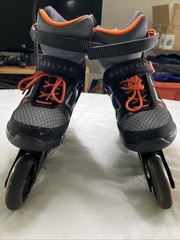 Rollerblade ‎071006001A1 Macroblade 80 Inline Skate, SIze 8 Black/Orange