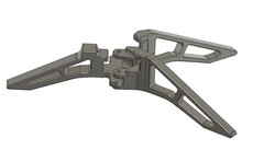 3-D Printed Mathews Engage Limb Legs Carbon Fiber Texture