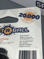 Splat-R-Ball 7.5mm Orange Ammo, 20,000 Rounds, Certified SplatRBall, New Sealed