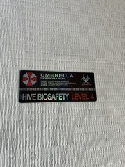 Resident Evil Umbrella Corp 5×2″ 3M Vinyl Waterproof Holographic Sticker