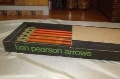 Ben Pearson Vintage Archery Hunting Arrows For Recurve/Long Bow – 6 Arrows