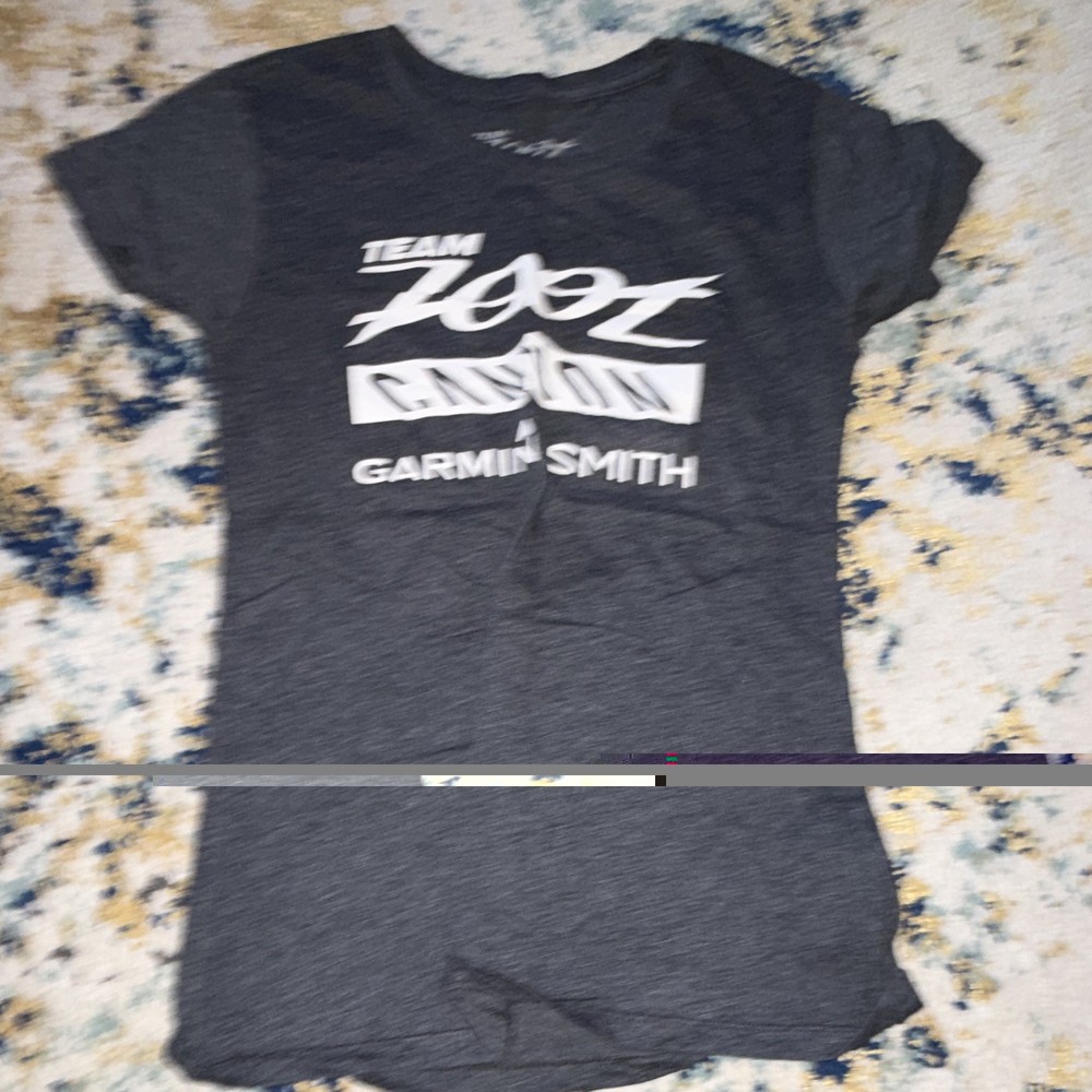 Canyon Team Zoot Triathlon Top Garmin Smith Graphic Charcoal Gray, Size L