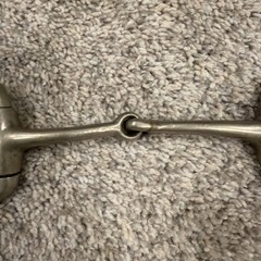 Vintage Crosby England Leather Horse Bridle Snaffle Bit Braided Reins Simco
